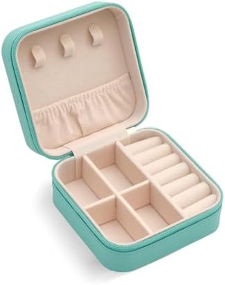 TRODANCE Mini Jewelry Travel Case, Small Portable Jewellry Organizer