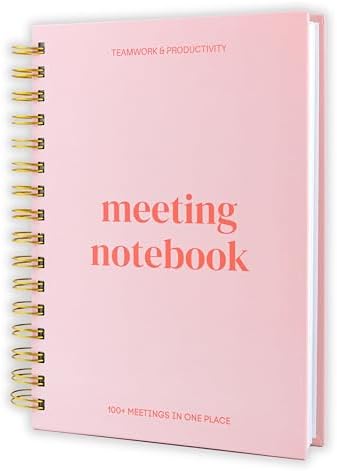 Lamare Meeting Notebook for Work Organization–Work Notebook for Note