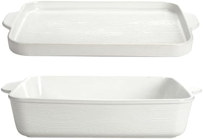 Temp-tations by Tara Baking Pans Set - 9x13" Set of 2 Woodland White