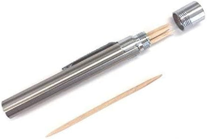 Bullseye Office - Portable Stainless Steel Toothpick Holder - Mobile