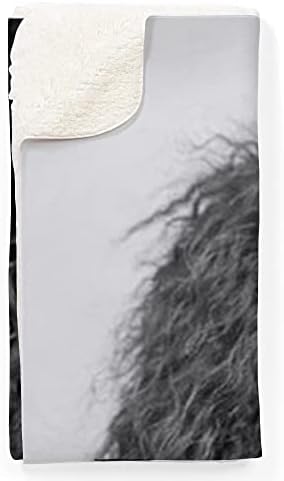 CafePress Black Poodle Sherpa Fleece Throw Blanket 60" L x 50" W