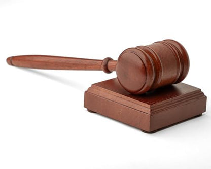 Value Gavel and Gavel Sound Block - Judges Hammer - Legal Gifts