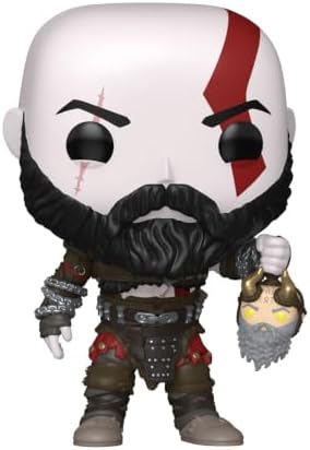 POP Funko Games: God of War - Kratos with Mimir’s Head