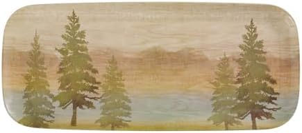 UPware at The Lake Melamine Serving Tray, 15 x 6.5 Inch Rectangular