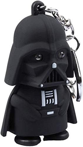 Little Prince Darth Vader Keychain with LED Flashlight & Sound