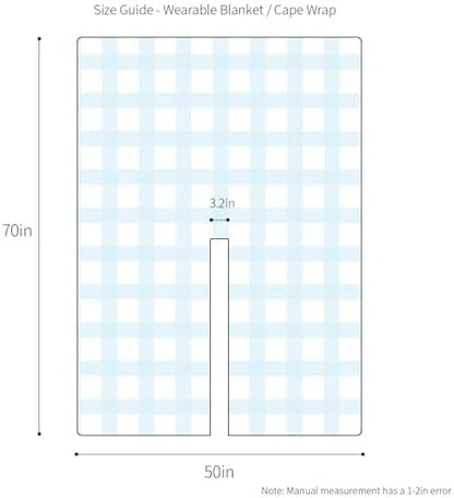 Mellowdy ULazy Blanket, Poncho Shawl Wearable Blanket with Pockets and