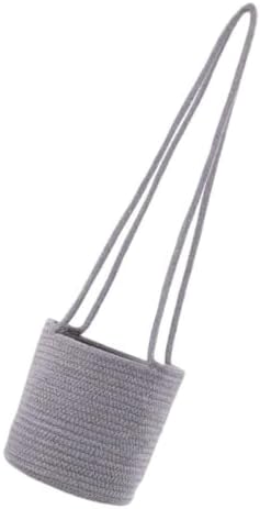 Hand Woven Plant Hanger Basket for Trailing Houseplants and Dried
