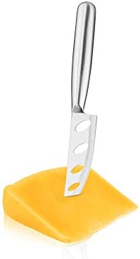 True Silver Perforated Stainless Steel Cheese Knife for Game Night