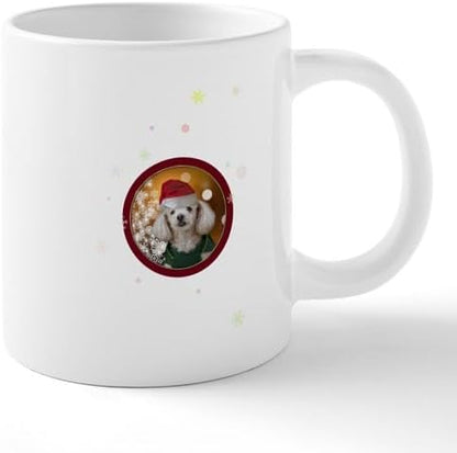 CafePress Christmas Toy Poodle Mugs 20 oz Ceramic Coffee Mega Mug