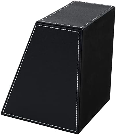 Fashionable PU Leather TV Remote Control Holder with 3 Compartments