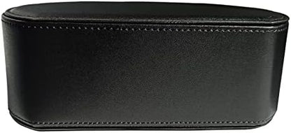 Leather Remote Control Holder with 5 Compartments TV Remote Caddy