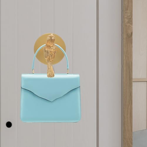 Brass Bird Shaped Coat Hook, Creative Wall Hanger for Home Decor