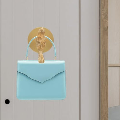 Brass Bird Shaped Coat Hook, Creative Wall Hanger for Home Decor