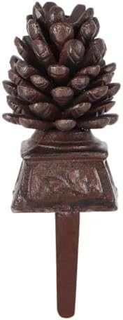 Esschert Design USA XM81 Cast Iron Pinecone Christmas Stocking Hanger