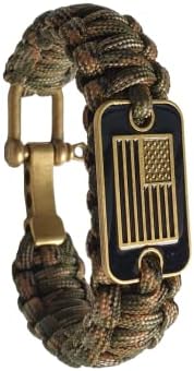 VAYOBOO Paracord Bracelet - Tactical Survival Bracelet for Men with