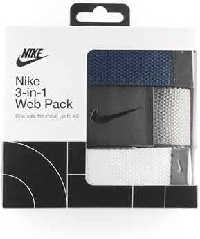 Nike Men's 3 Pack Web Belt