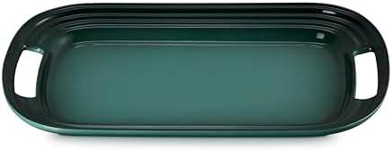 Le Creuset Stoneware Serving Platter, 16.25", Artichaut