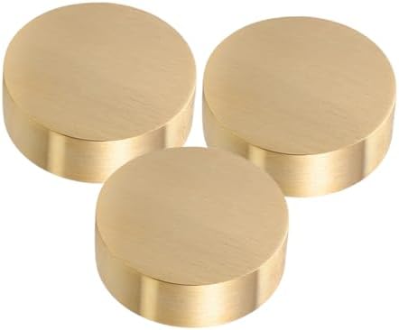 Brass Paperweight 3pcs, Golden Desk Weight Ornament Xmas