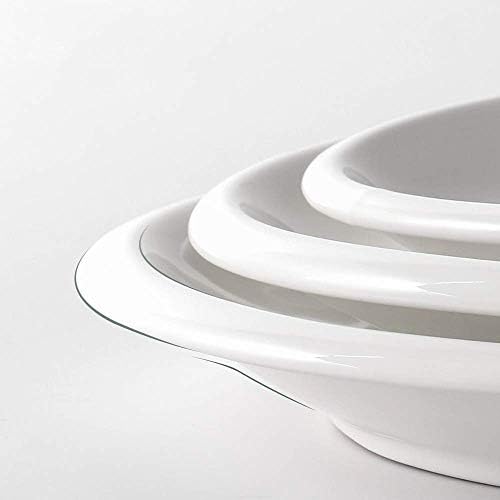 DOWAN Large Serving Platter, 16"/14"/12" Oval Platters Oven Safe