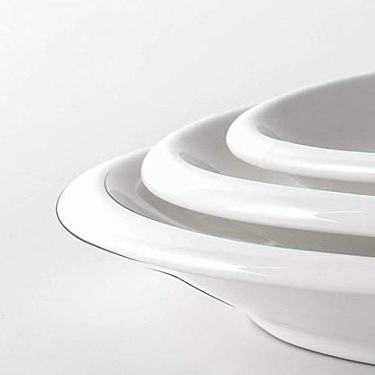 DOWAN Large Serving Platter, 16"/14"/12" Oval Platters Oven Safe