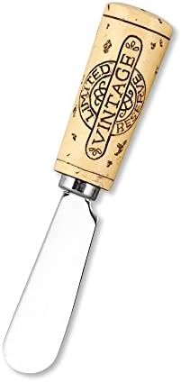 Supreme Housewares Vintage Wine Cork Cheese Spreaders, Hand-Painted
