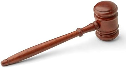 Value Gavel and Gavel Sound Block - Judges Hammer - Legal Gifts
