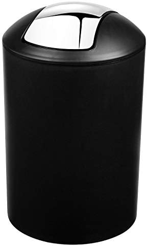 Bathroom Accessories Set 6 Piece - Trash Can, Toothbrush Holder