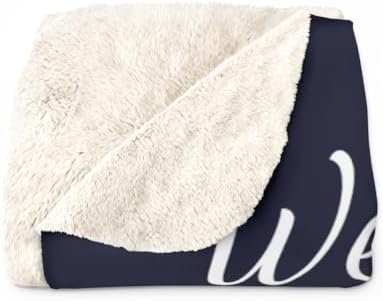 Custom Boat Owner Gift Nautical Blanket Personalized Sherpa Fleece