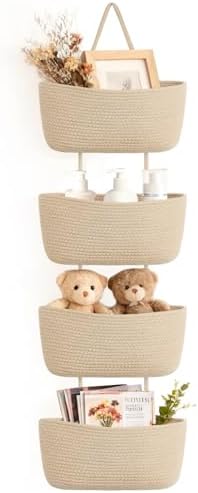 Dahey Over The Door Hanging Basket and 2 Pack Hanging Baskets Set with