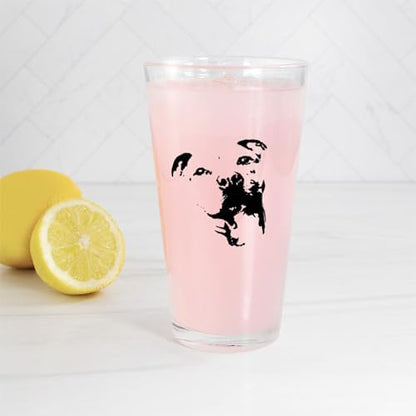 CafePress Pitbull Dog Pint Glass, 16 oz. Drinking Glass