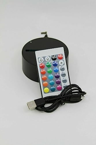MIRROR MANIA Name Night Light Up Desk Table Lamp Kids Bedroom Decor