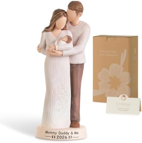 Storieme First Time Parents Figurine, New Mom Gifts for Women