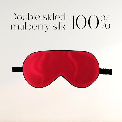 ZIMASILK Adjustable 100% Mulberry Silk Sleep Mask