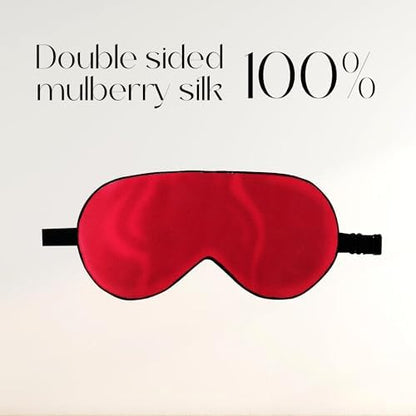 ZIMASILK Adjustable 100% Mulberry Silk Sleep Mask