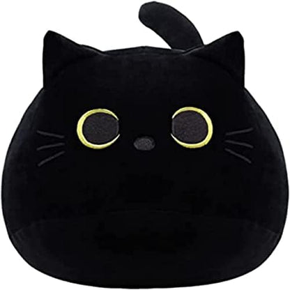 WeBingo Black Cat Plush Toy 16'', Giant Cat Stuffed Animal Plushies