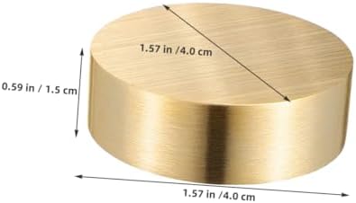 Brass Paperweight 3pcs, Golden Desk Weight Ornament Xmas