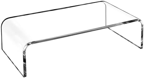 AMT Premium Acrylic Clear Monitor Stand Laptop/PC/Multimedia Monitor