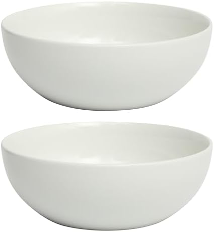 Gibson Home Extra Large Serving Bowls Set of 2-100 oz 10-Inch White