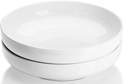 DOWAN Pasta Bowls, 65 oz Large Salad Bowls Set of 2, 10'' Serving