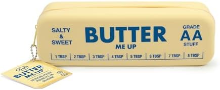 Genuine Fred BUTTER ME UP Silicone Pouch, Soft Flexible Material with