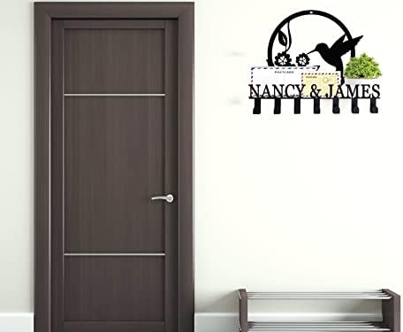 Mail and Key Holder for Wall, Hummingbird Holder Organizer with Hook