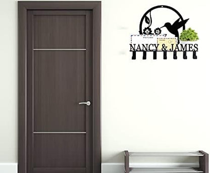 Mail and Key Holder for Wall, Hummingbird Holder Organizer with Hook
