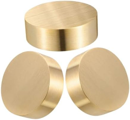 Xmas Brass round Paperweights 3pcs for Calligraphy and Drawing