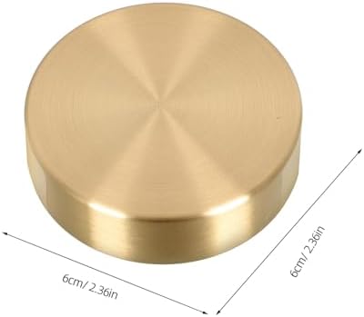 Xmas round Brass Office Paperweight for Calligraphy, Desktop