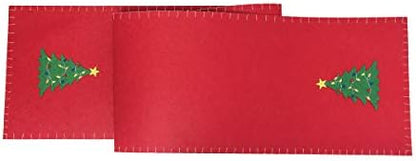 Christmas Tree Felt Table Runner 12" x 47.25"