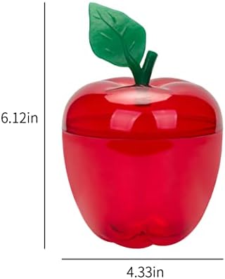 HANZE Large Red Apple Container, Back To School Teacher Gifts