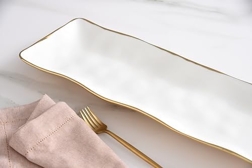Moonlight Rectangular Serving Piece, 19" x 6.25" x 1"