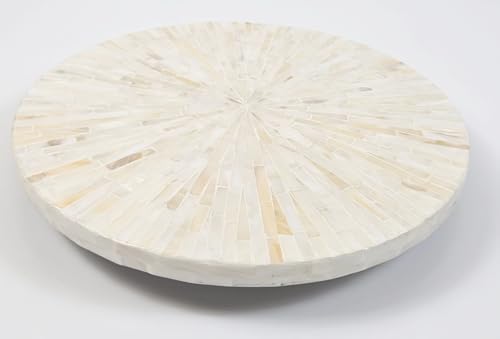 PEMAR 12.6” Handcrafted Mother of Pearl/Capiz Shell Lazy