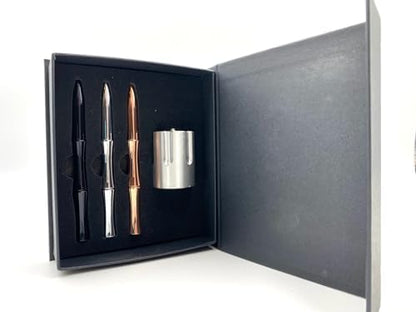 Pen Holder & Paper Weight, Cast Aluminum Office Gift – Cool Pencil