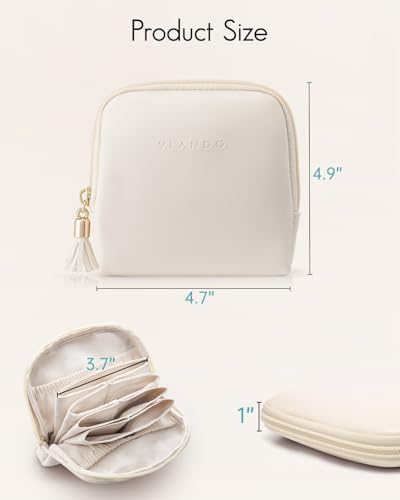 VLANDO Mini Jewelry Travel Case,Gifts for Teachers Women,Jewelry Pouch